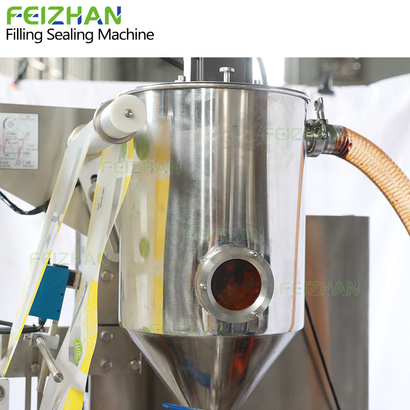 hopper of tomato sauce packaging machine