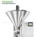 large hopper of rotor pump filling machine