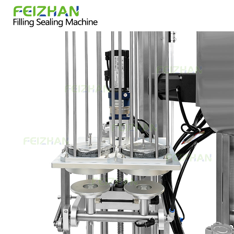 lid feeding structure of yogurt filling and sealing machine