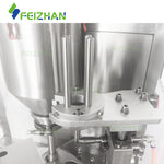lid feeding system of automatic coffee capsule filling and sealing machine