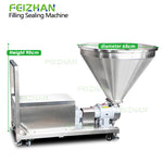 material feeding system of viscous liquid packing machine