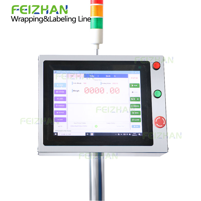 operation panel of automatic food packaging machine