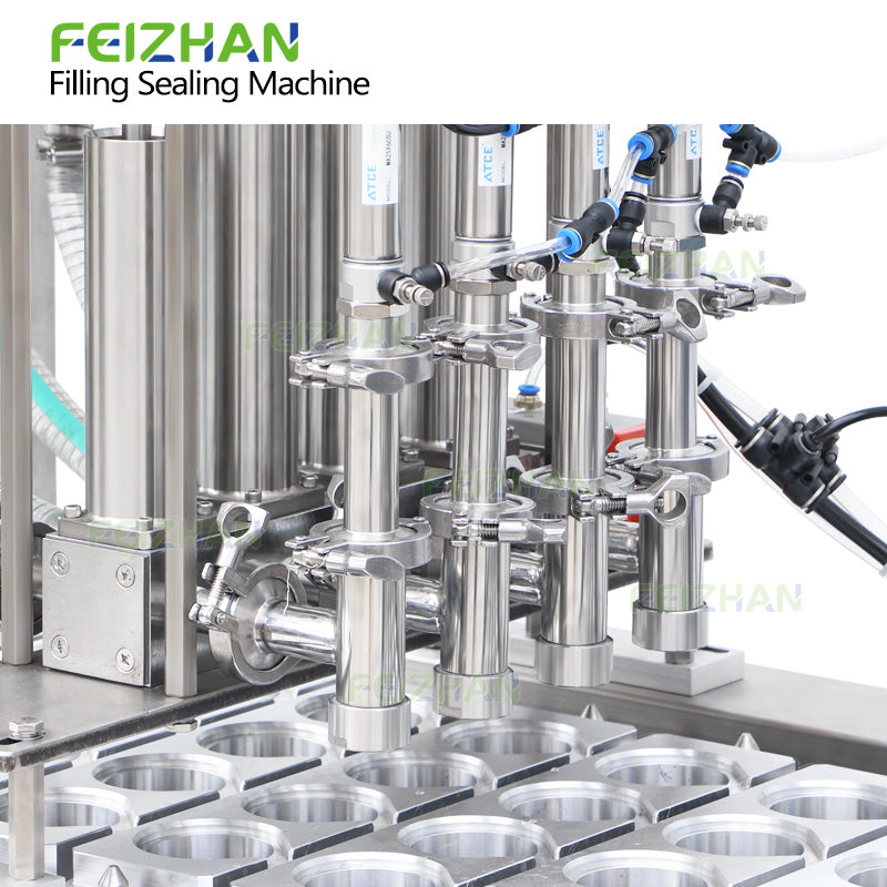 piston pump filling system of cup filling sealing machine
