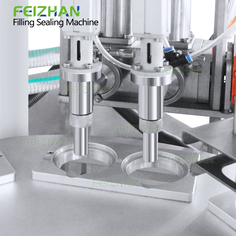 piston filling system of cheese cup filling machine