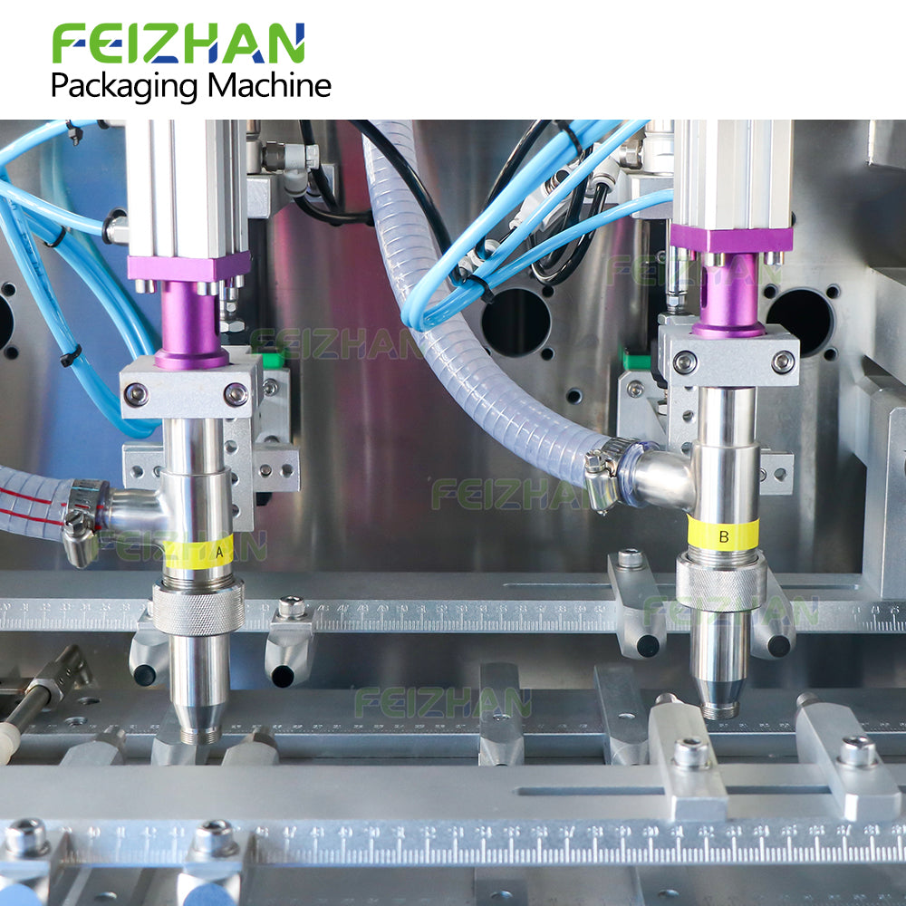 pneumatic filling system of premade pouch packaging machine