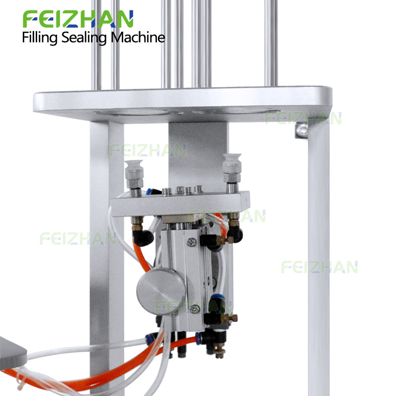 pneumatic lids feeding system of FZ-AFS07 small yogurt packaging machine