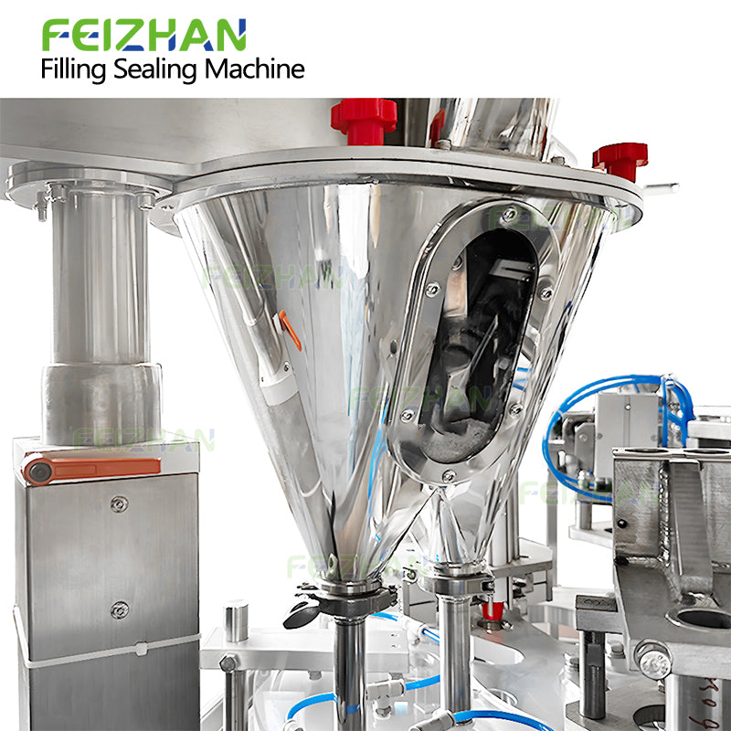 coffee powder filling system for k cup capsule packaging machine