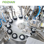 Automated monoblock filling sealing machine for Food & Sauce Packaging