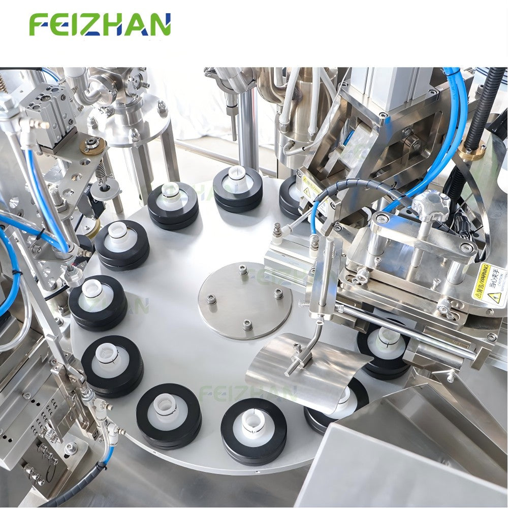 Automated monoblock filling sealing machine for Food & Sauce Packaging
