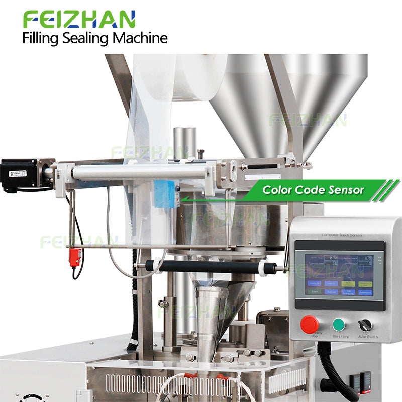 film feeding system of vertical granule packaging machine