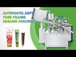Automatic Servo Piston Soft Tube Filling Sealing Machine for Food & Sauce Packaging