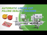 Piston Pump Cup Filling Sealing Machine for Viscous Food – Sauce, Paste, Cream