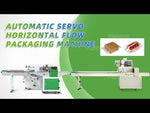 automatic servo flow packing machine for cookies and candy