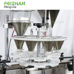 rotary filling system of electrolyte powder bottling machine