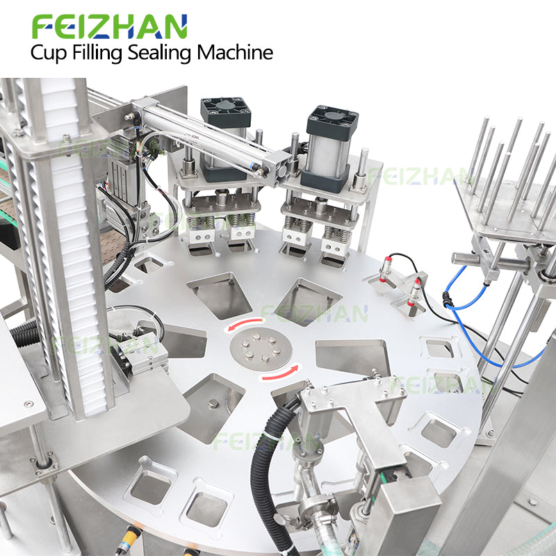 rotary starwheel of cup filling sealing machine
