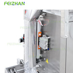 sachet forming system of vertical packaging machine