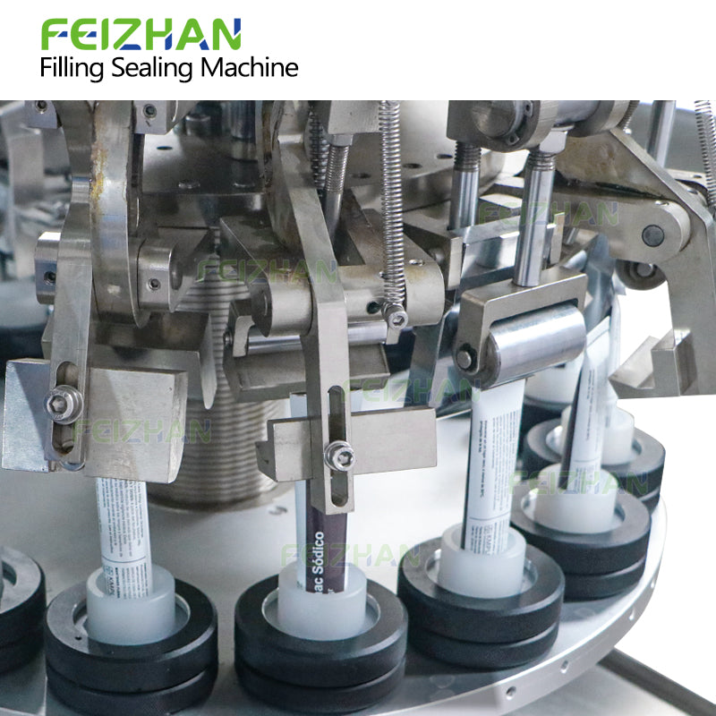sealing system of FEIZHAN food paste filling and sealing machine for aluminum tube
