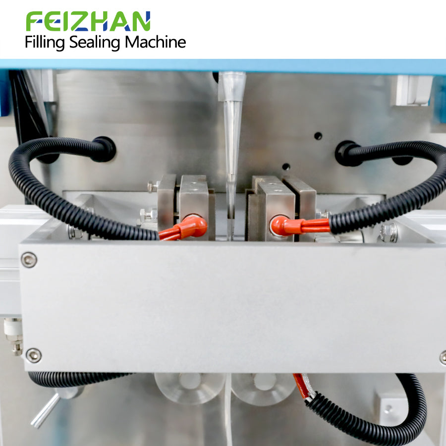 sealing system of ketchup sachet packaging machine