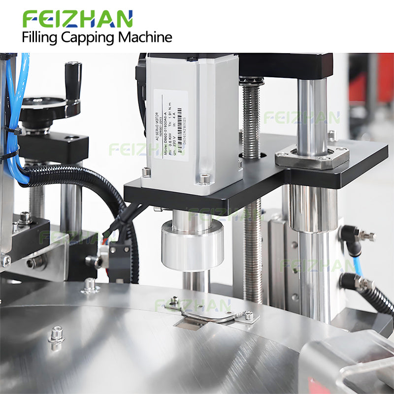servo capping system of automatic spout pouch packing machine