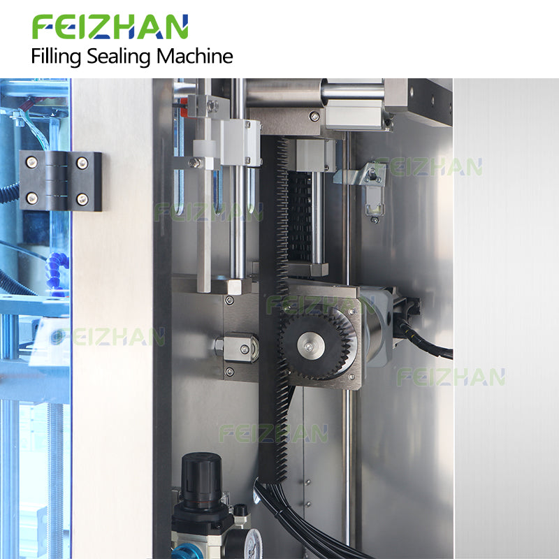 servo film feeding system of soy sauce sachet packing machine
