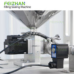 servo gear pump system of automatic packaging machine for food paste