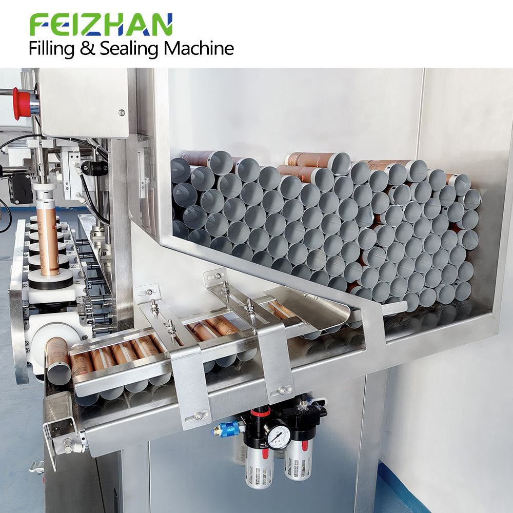soft tube feeding system of automatic plastic tube filling and sealing machine