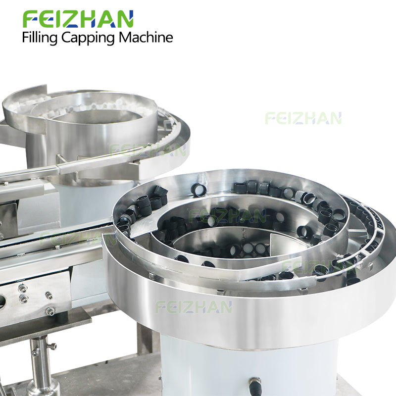 edible oil filling capping machine with vibratory bowl soeter