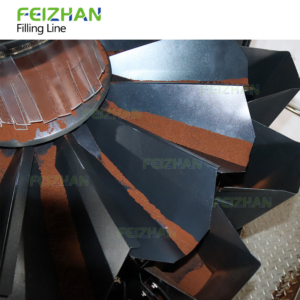 weighing system of superfood powder packaging machine