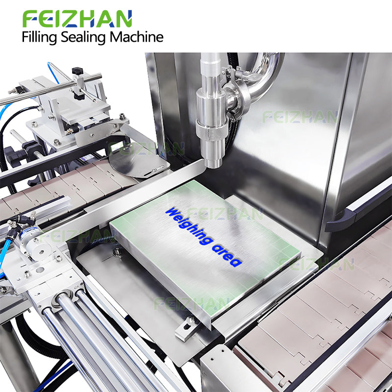 weighing system of rotor pump weighing filling machine for jam