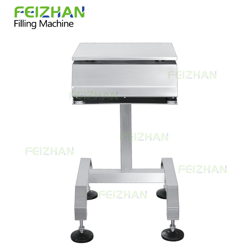weighing system of powder filling machine with dust collection